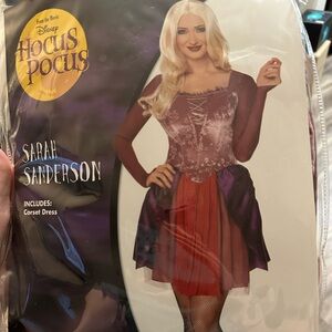 Hocus Pocus Sarah Sanderson Halloween corset dress small